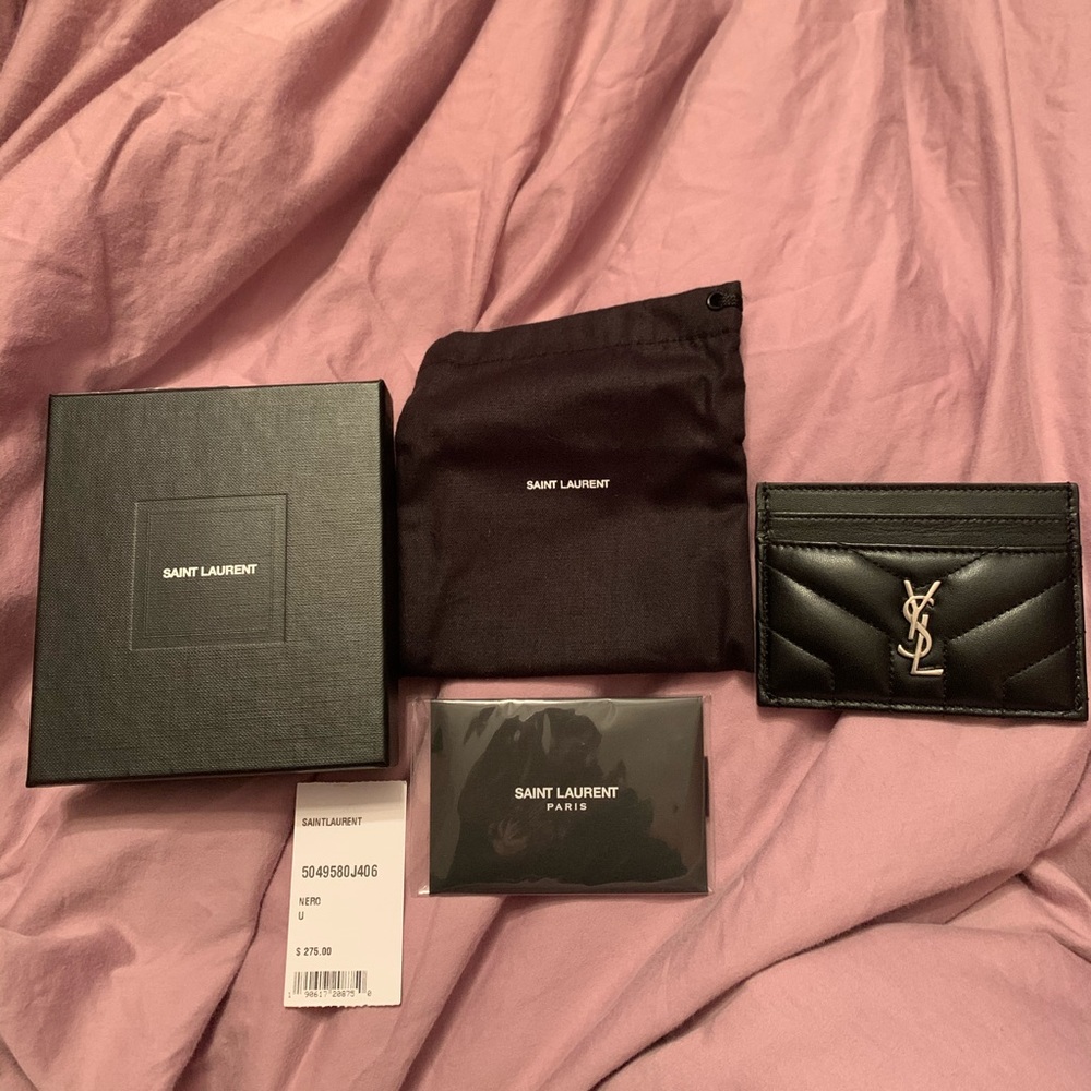Monogram Saint Laurent Card Holder